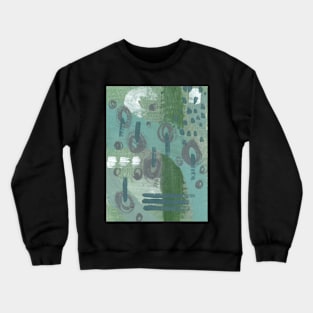 Art Acrylic artwork abstract Crewneck Sweatshirt